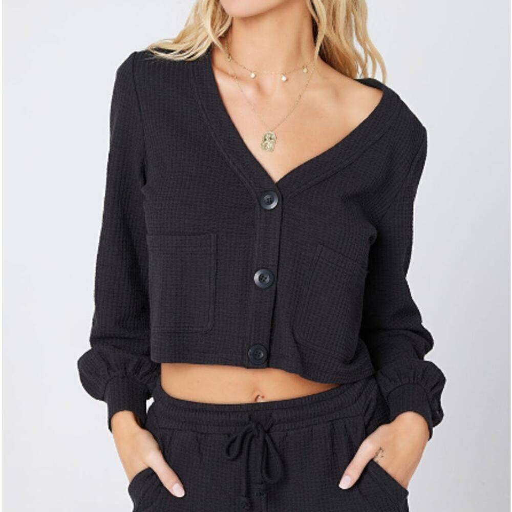 L*Space Romy Sweater Cardigan M